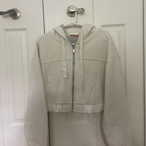 Urban Outfitters White Zip Up